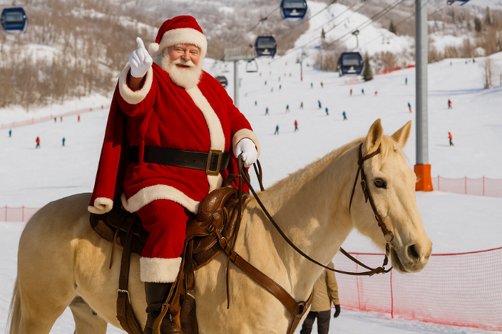 Santa Saddles Up Event